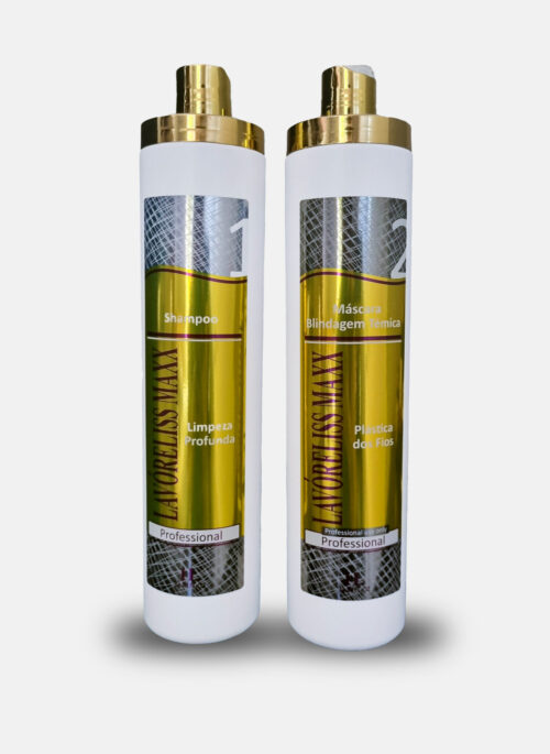 Kit Lavoreliss Maxx - Shampoo Limpeza profunda e Máscara Blindagem Térmica (2x1000)